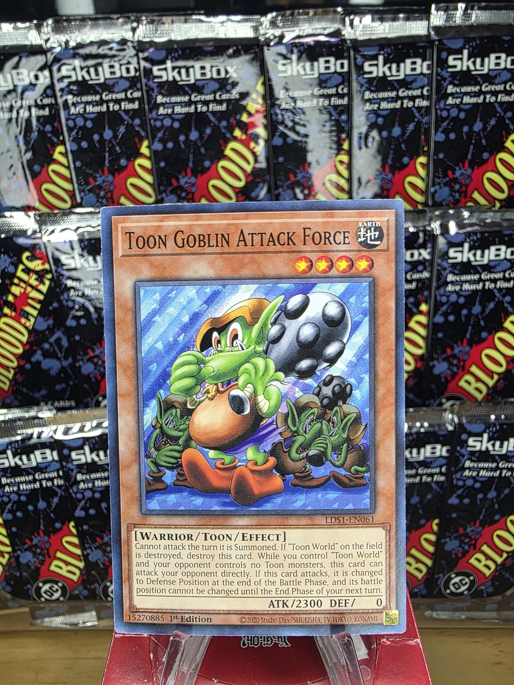 Yu-Gi-Oh! Toon Goblin Attack Force Trading Card - Blue/Green Artwork